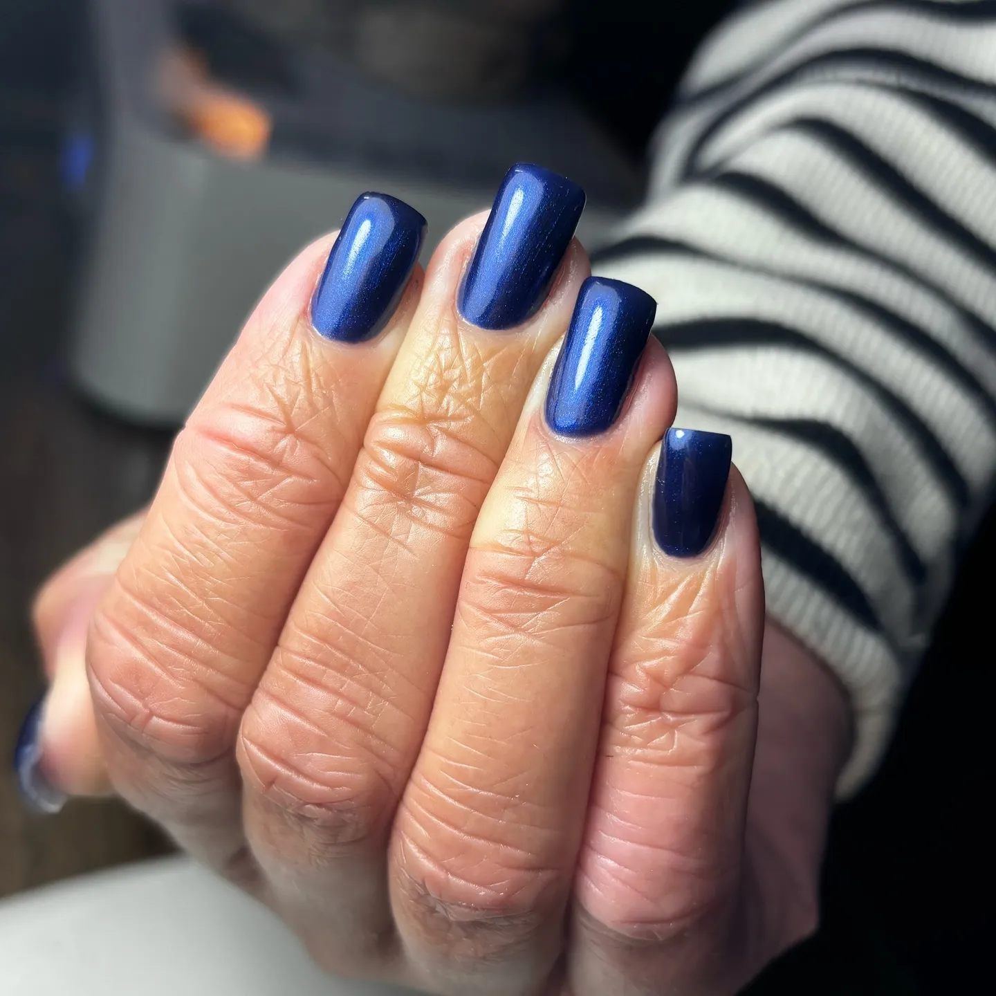 Midnight Blue Nails