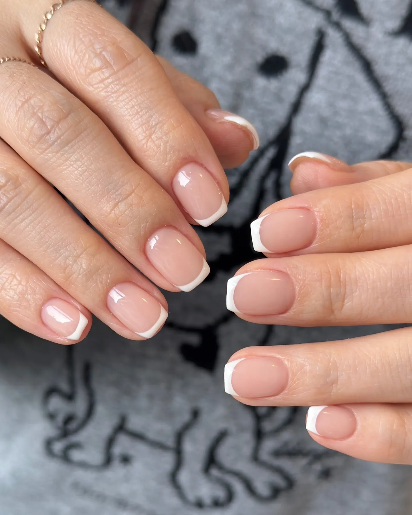 Classic French Tip Nails