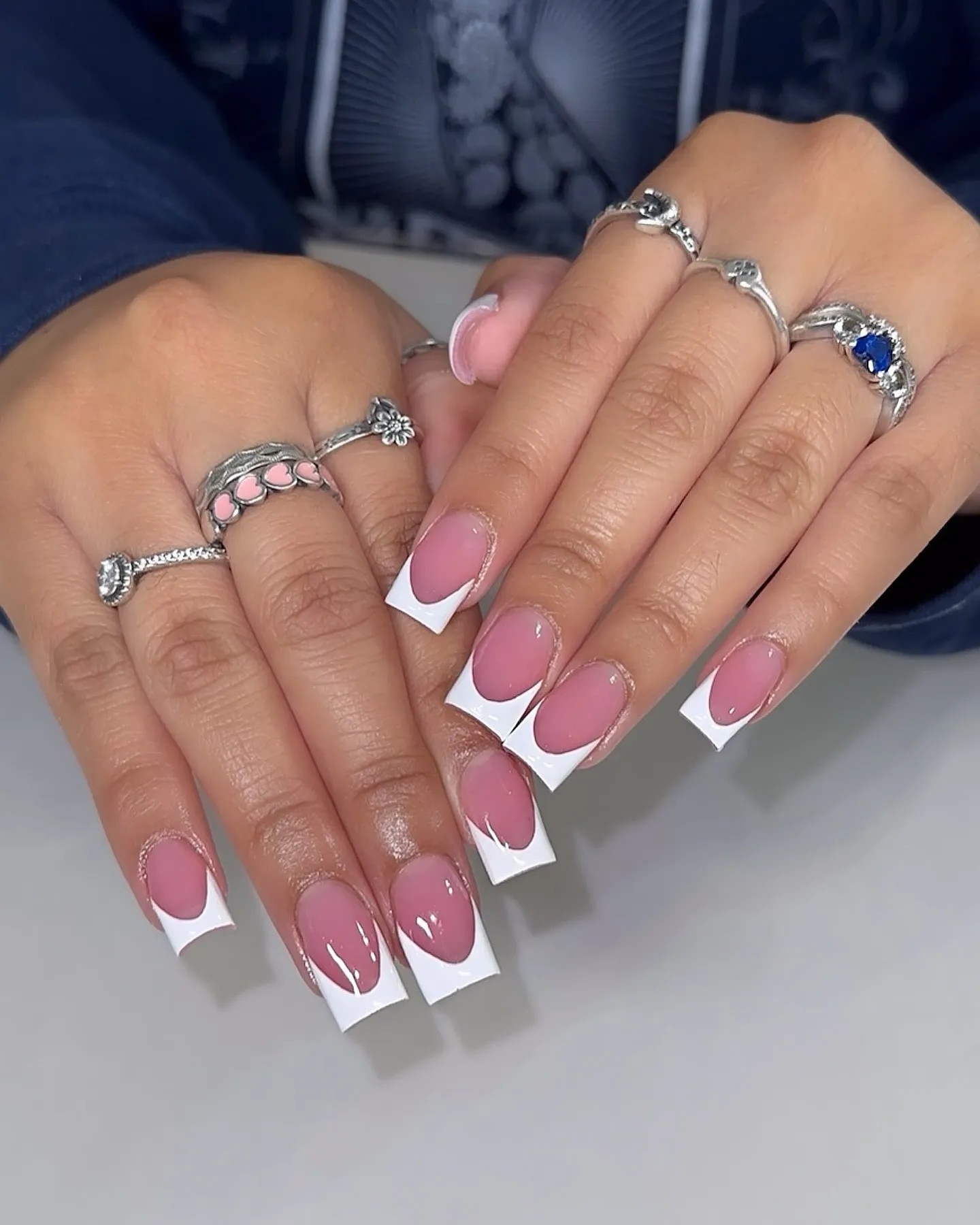 White French Tip Nails