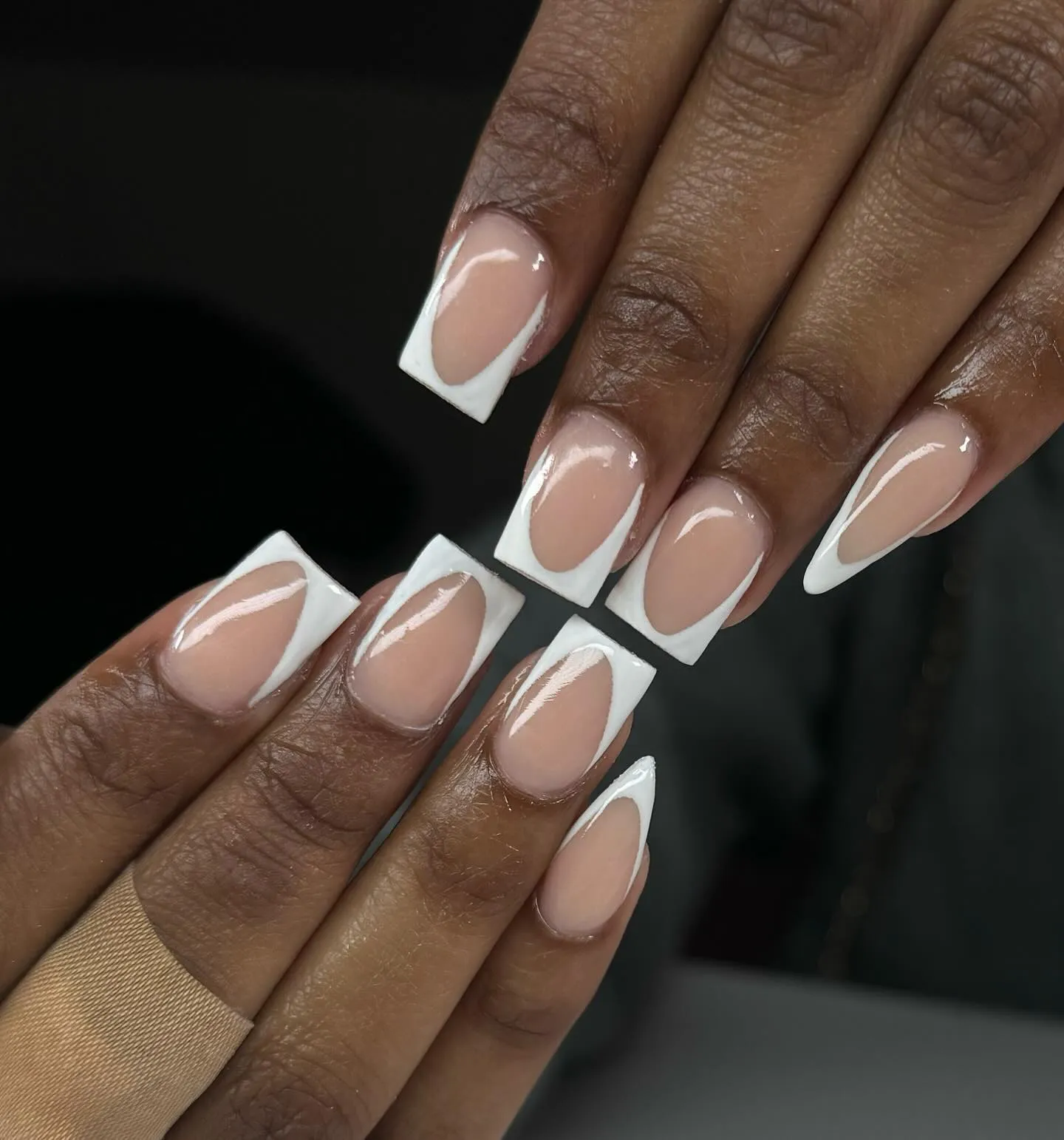 White French Nails