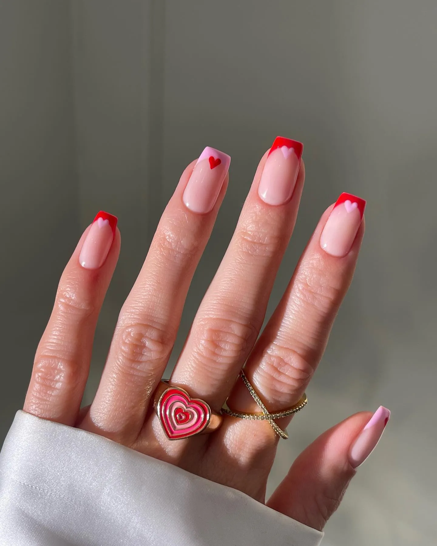 Red Coffin Nail Designs