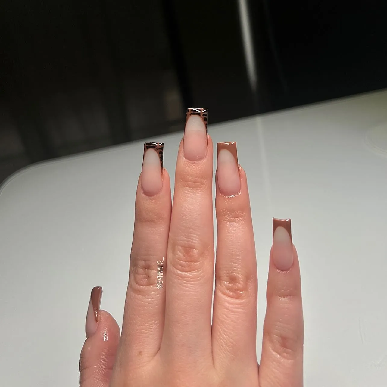 Long French Tip Nails For A Rich Look