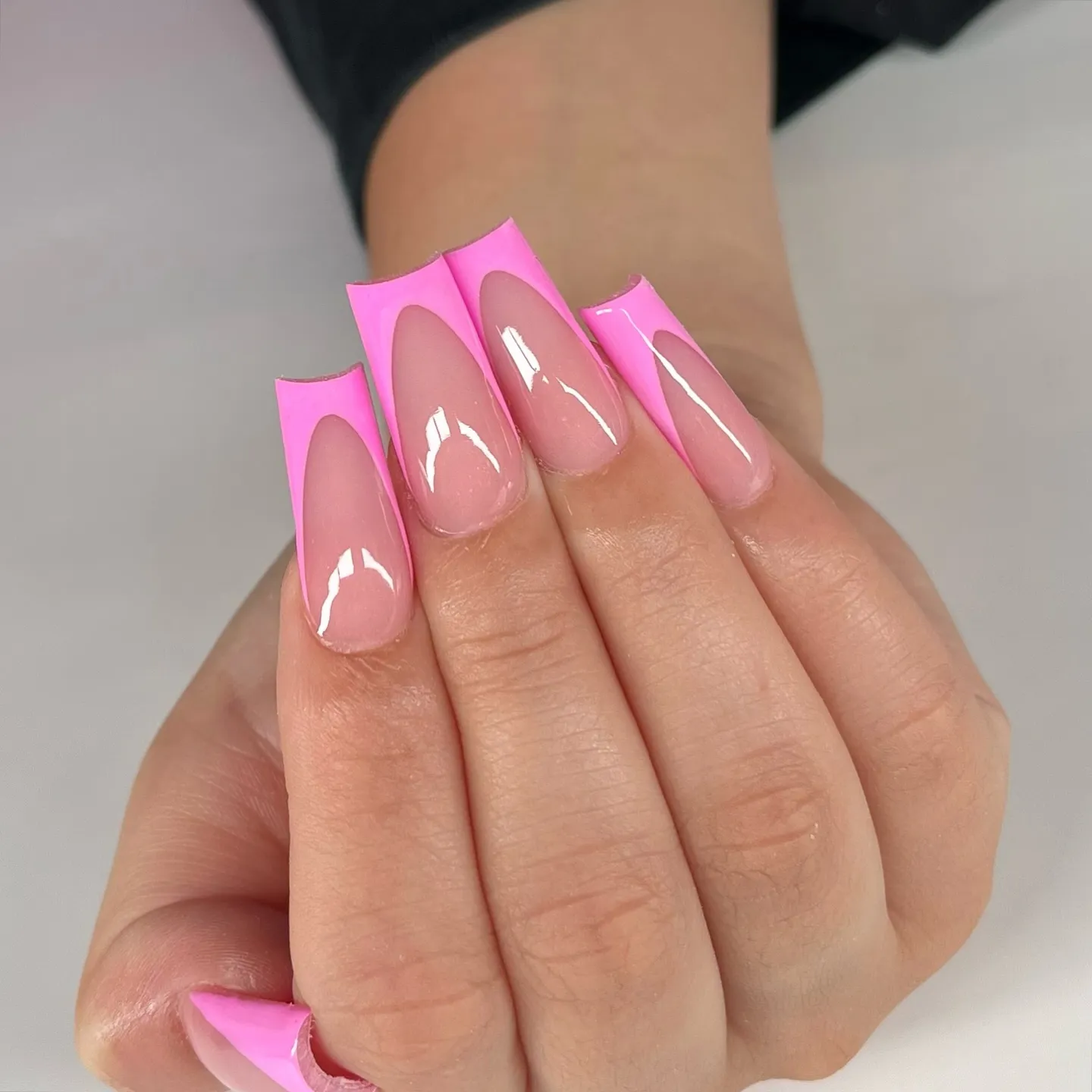 Long French Tip Nails For A Rich Look