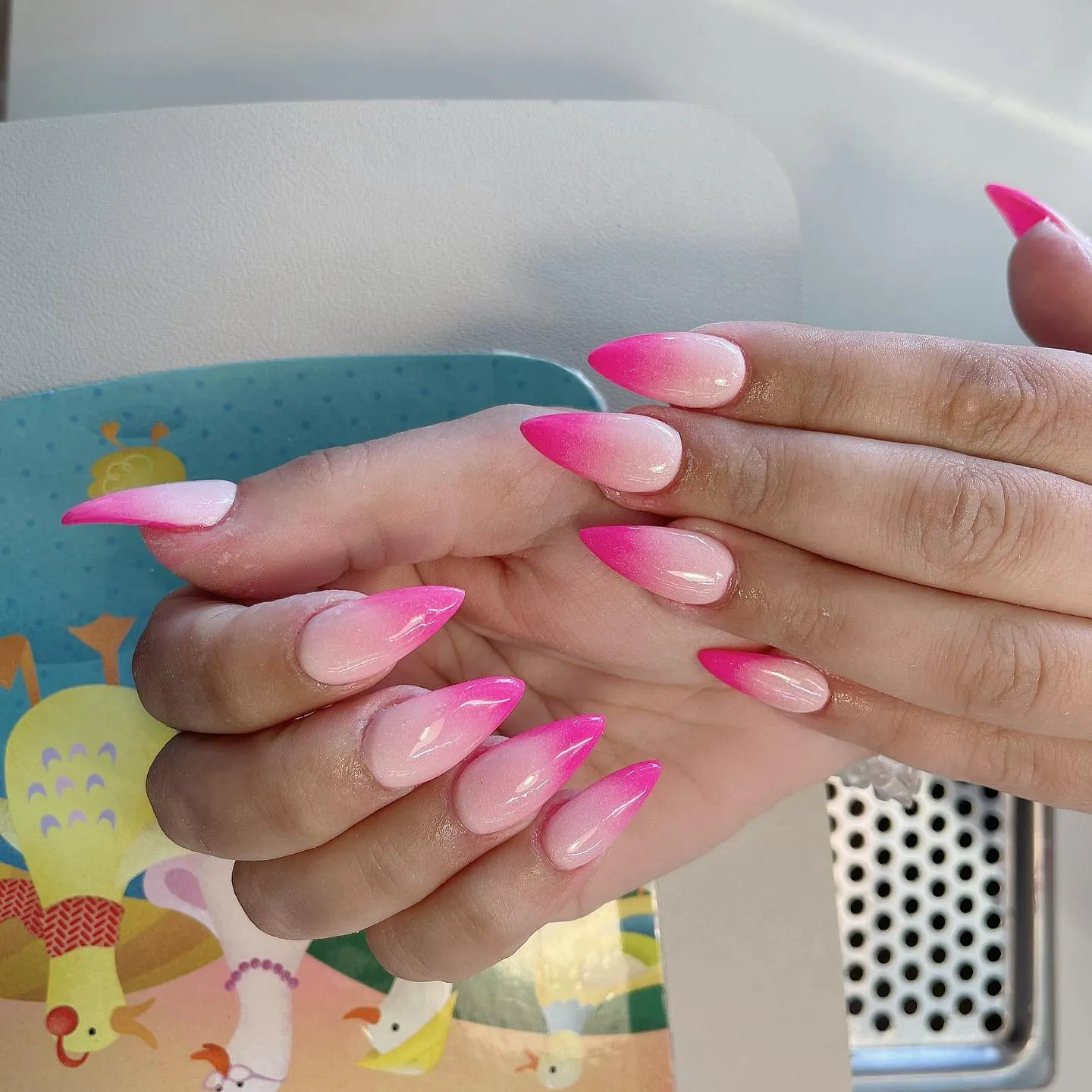 Ombre Pink Nails