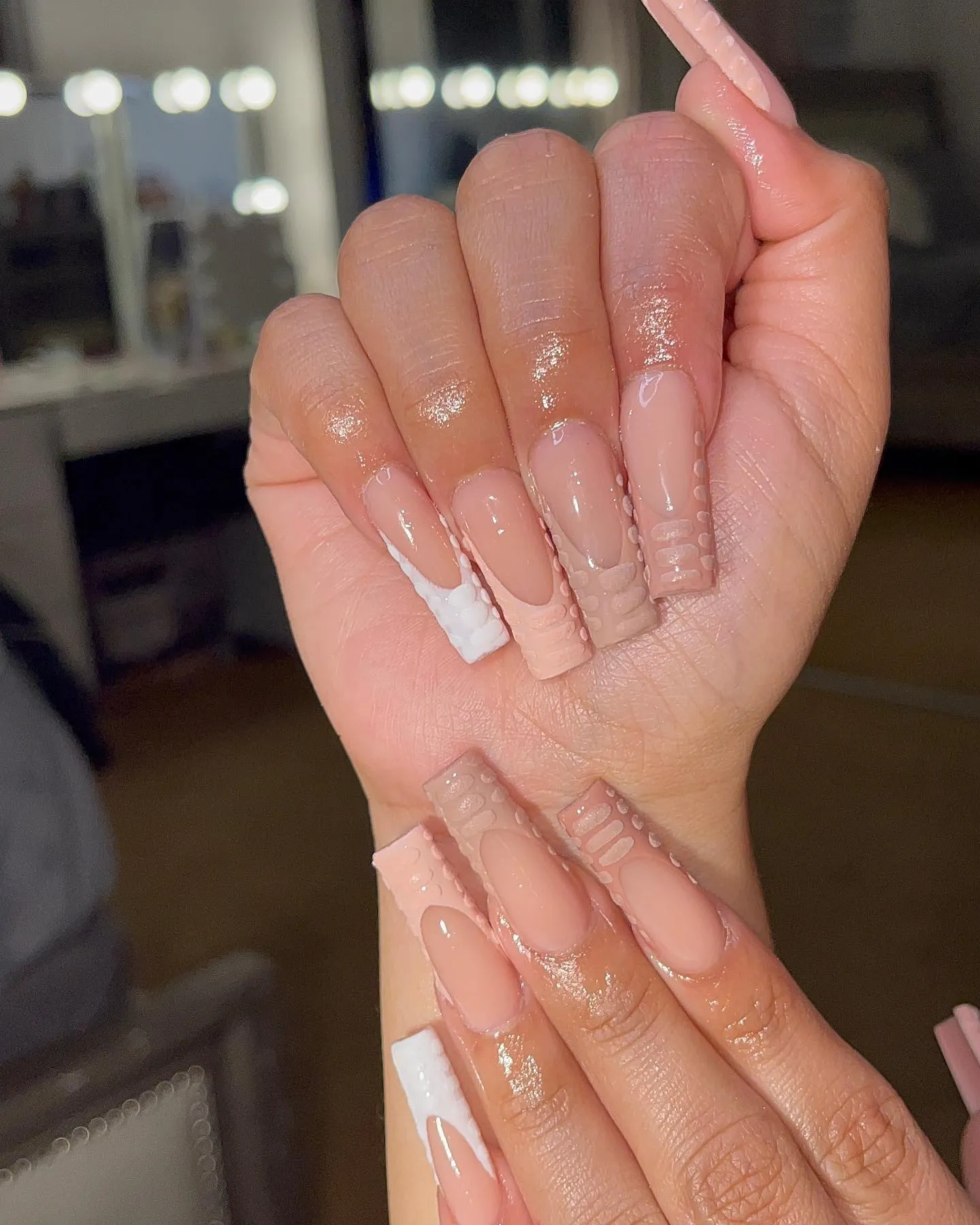 Minimalist Nude French Manicure