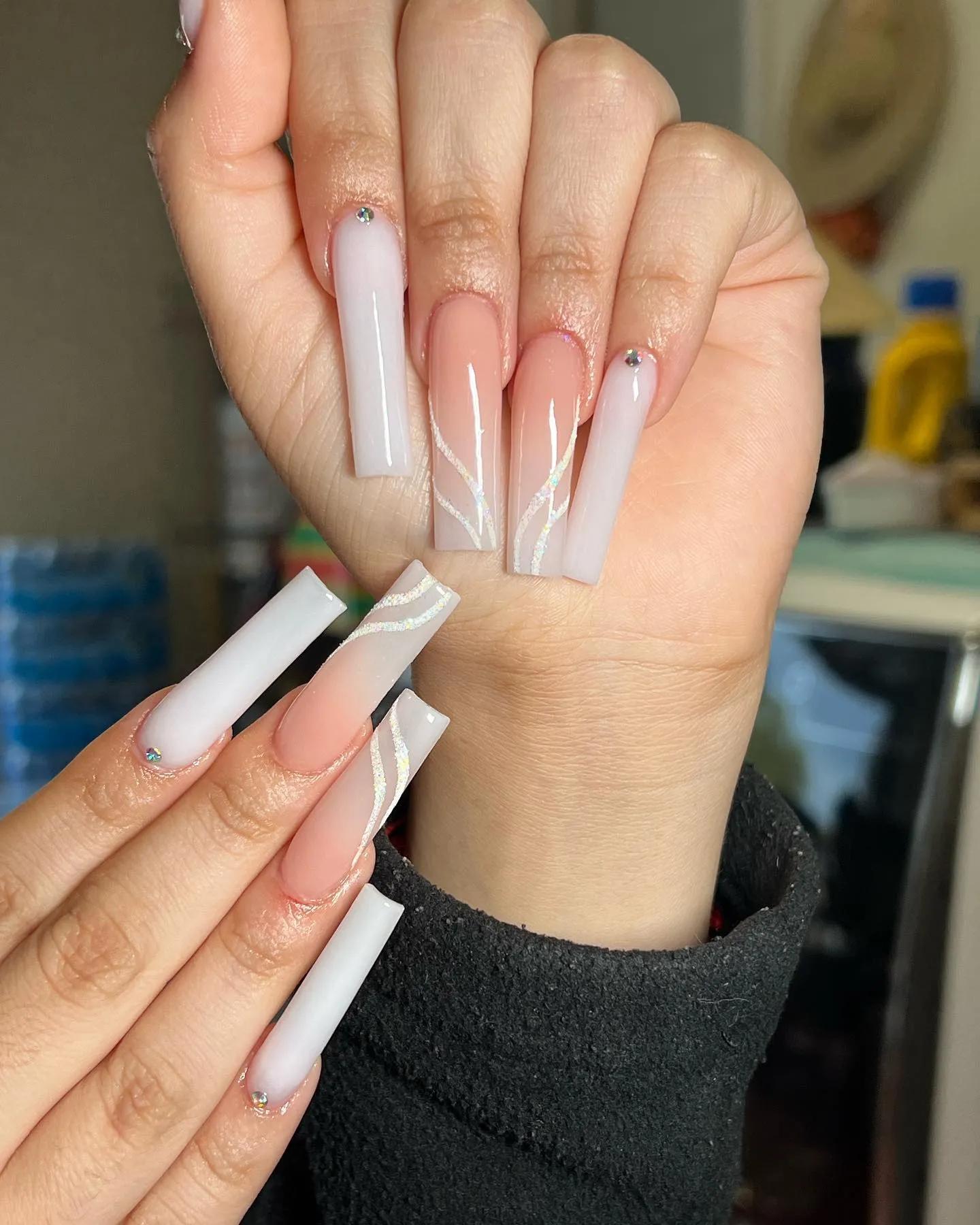 Off-White Nail Art