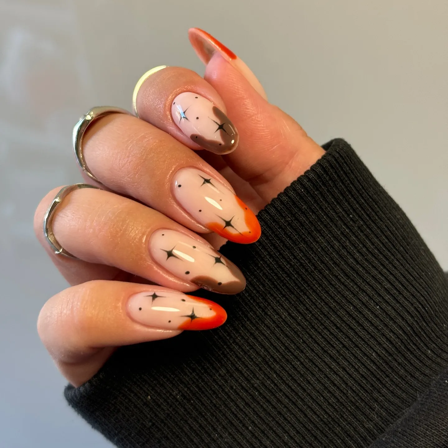 Moody Mix and Match Nails