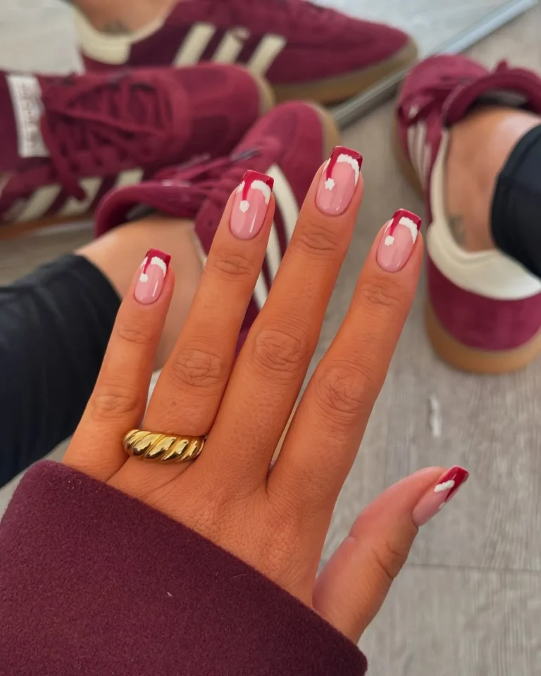 French Square Tips Nails French Square Tips Nails