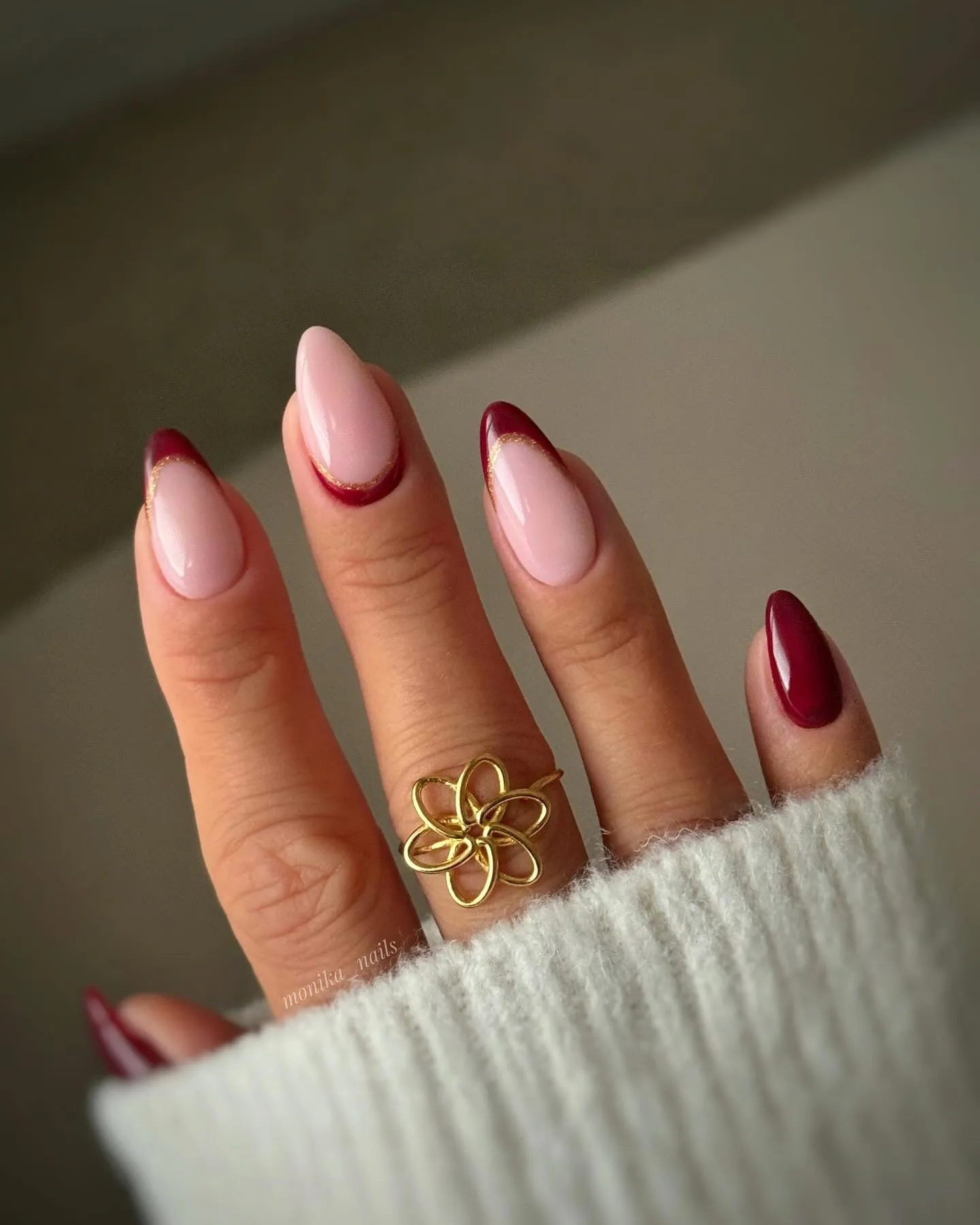 Warm Wine Nails