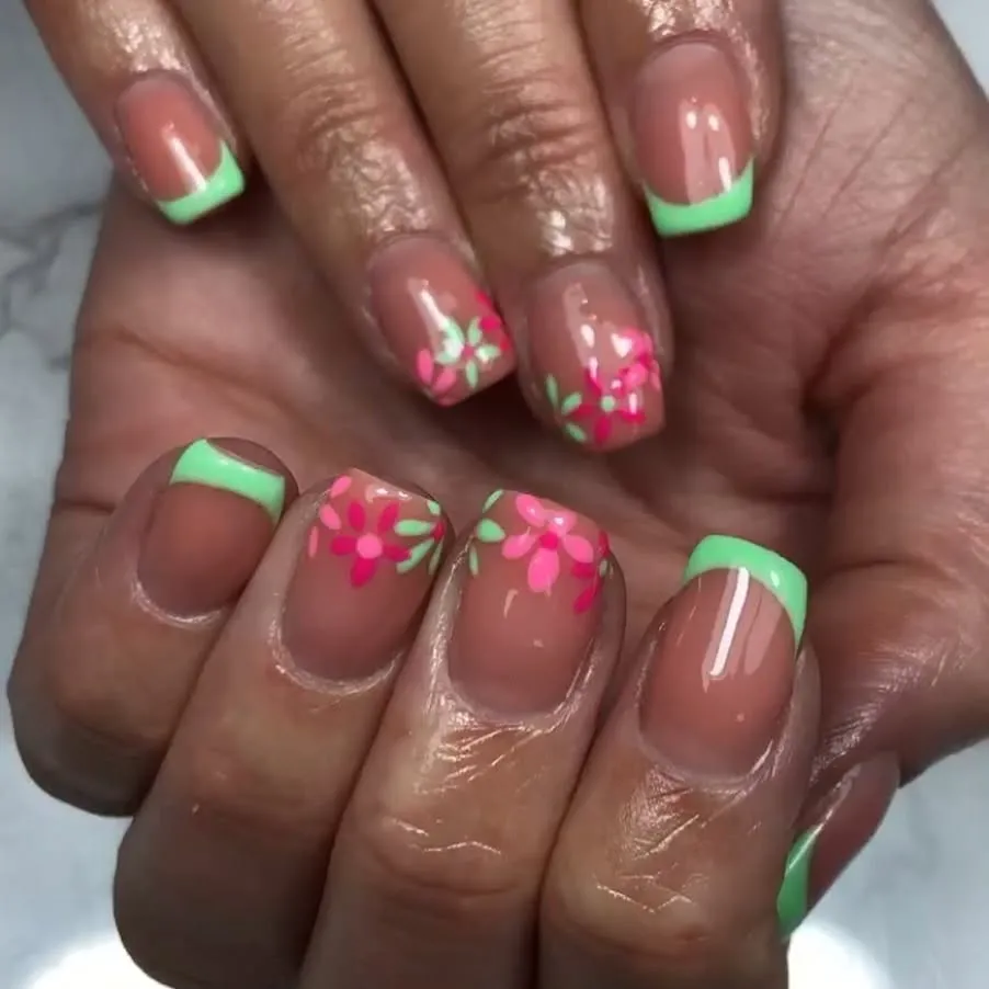 Floral Nails