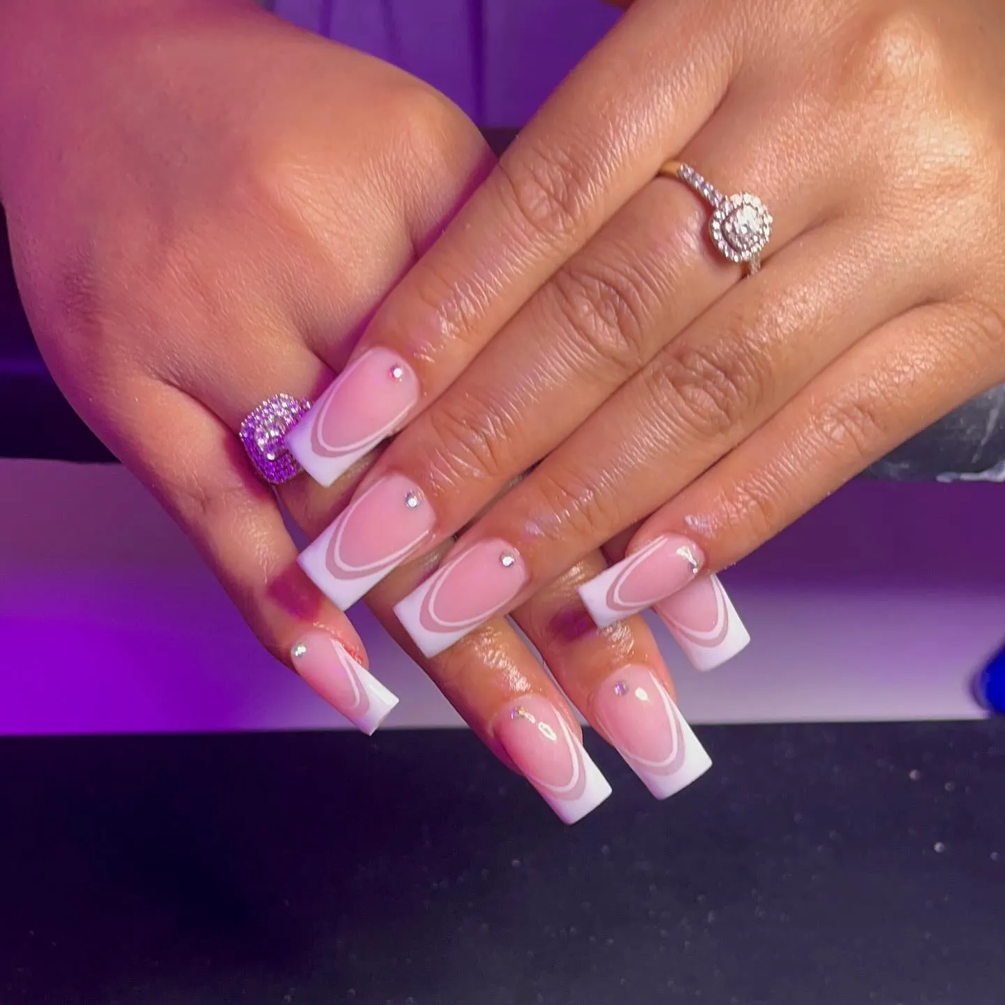 Double French Manicure