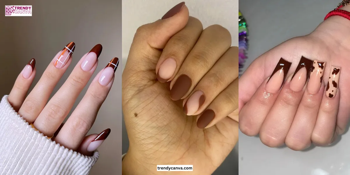 35 Cozy & Chic Brown French Tip Nails Ideas To Try