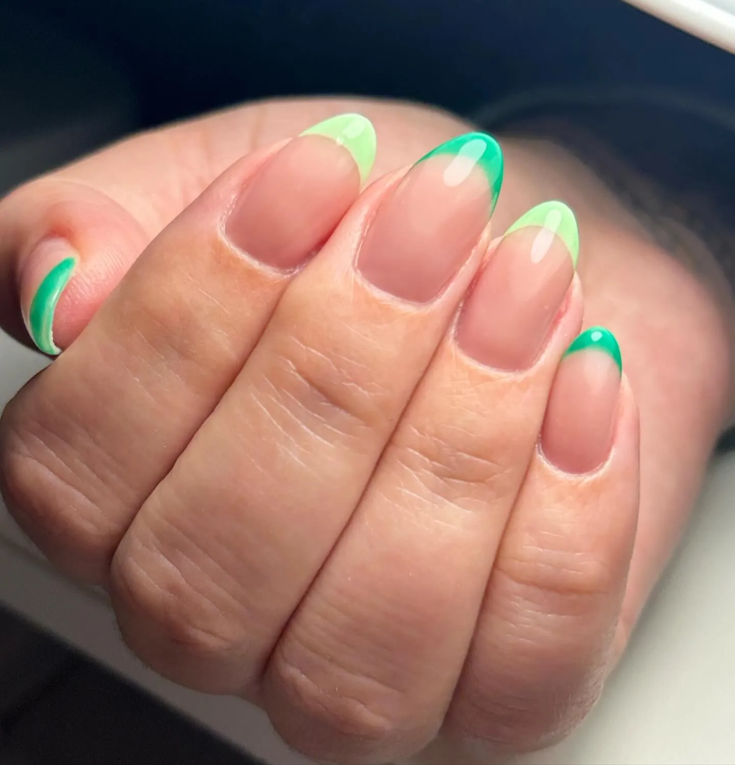 Light Green Nails