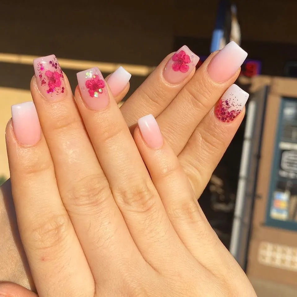 Floral Nails