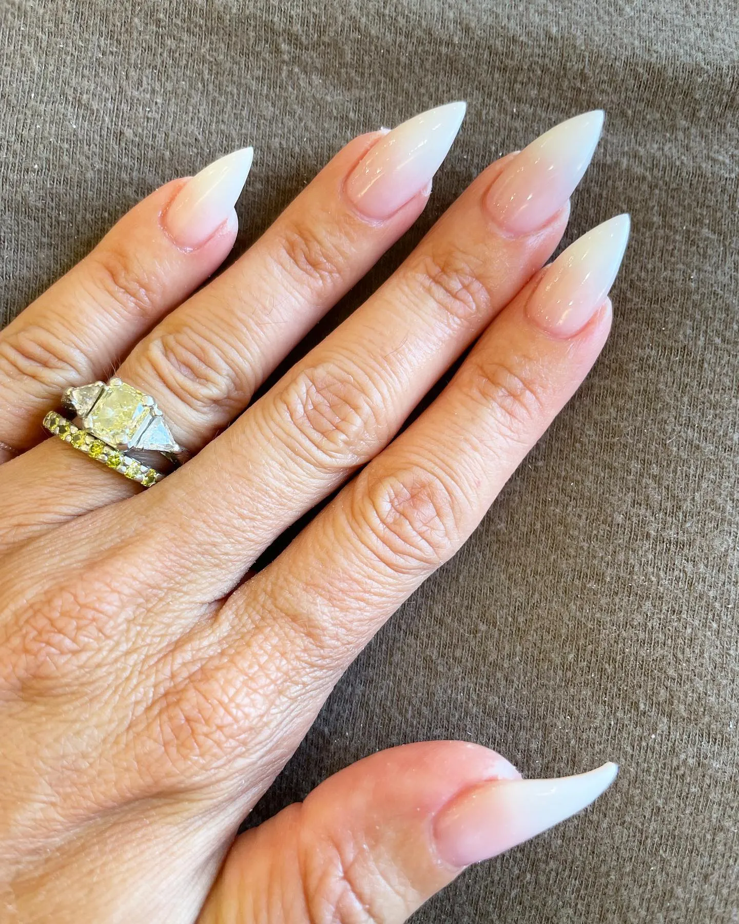 Ombre Stiletto Nails