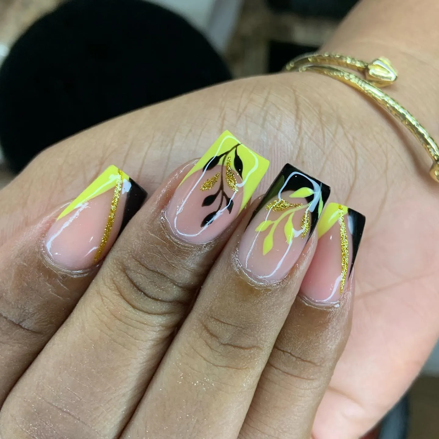 Caution Tape Nails