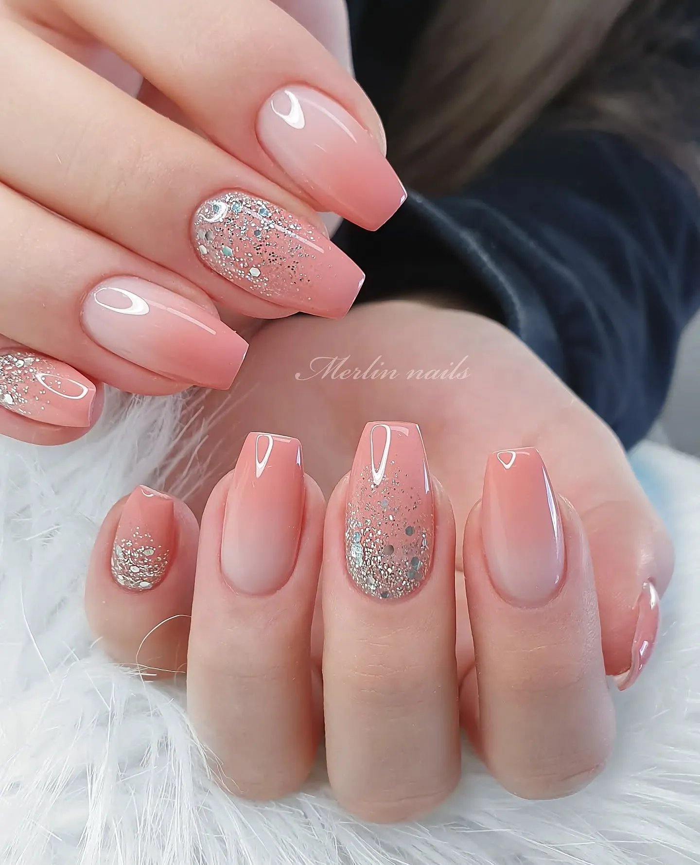 Short Ombre Nails