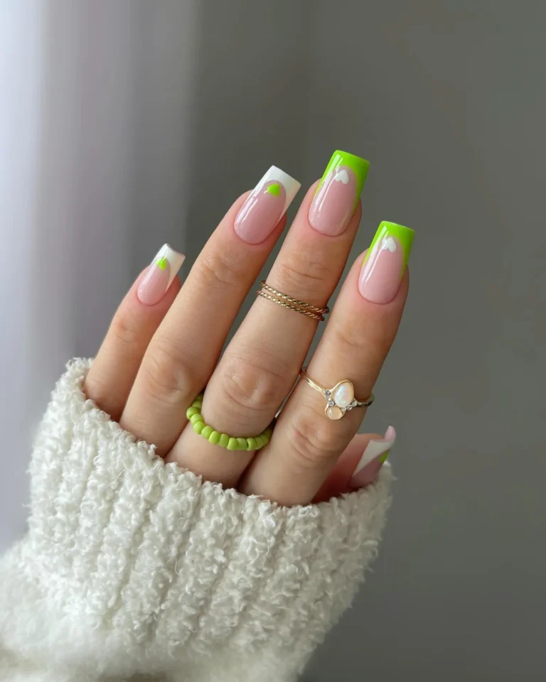 Green Chrome Nails Green Chrome Nails