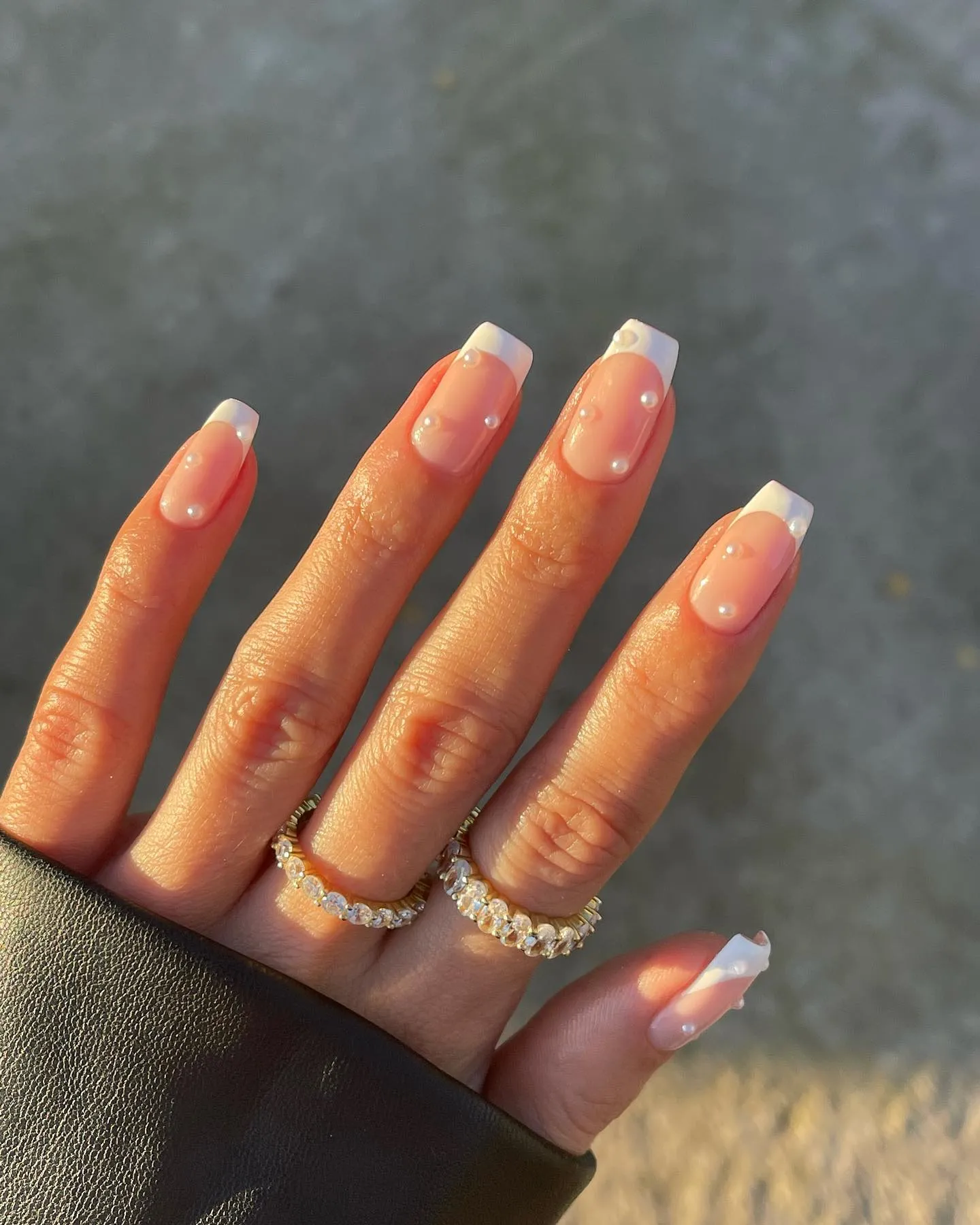 Clean And Classic Square Nails