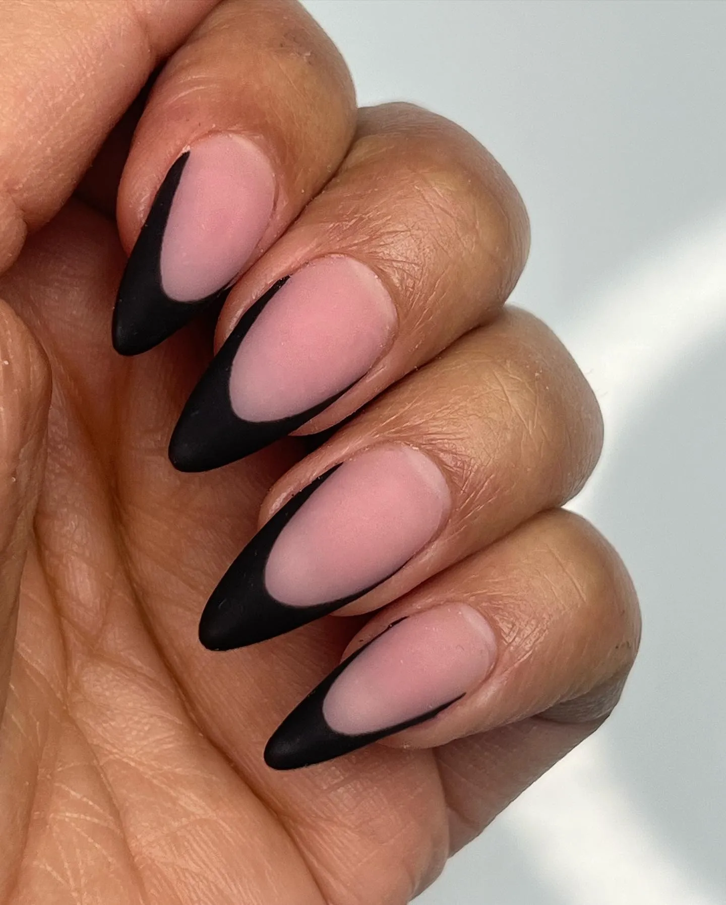 Matte Monochrome Manicure