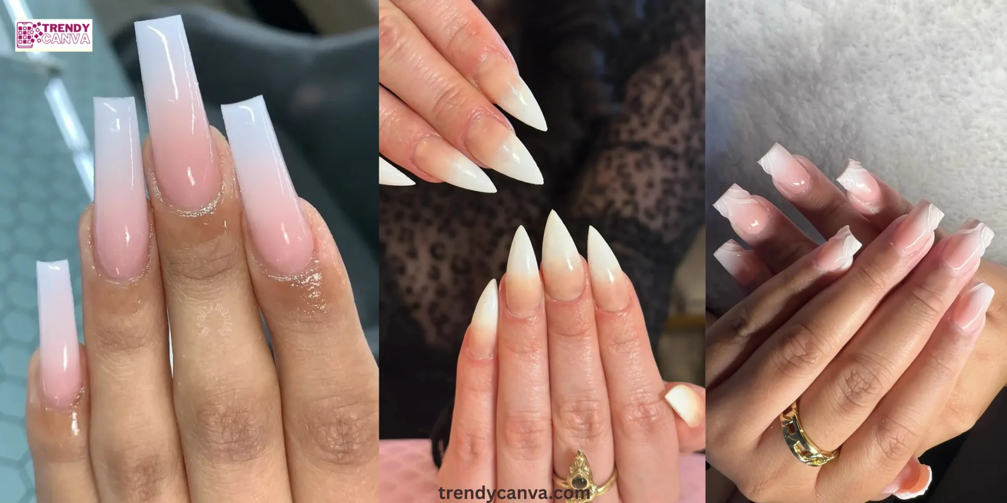 53 Classy White Ombre Nails That Never Go Out of Style
