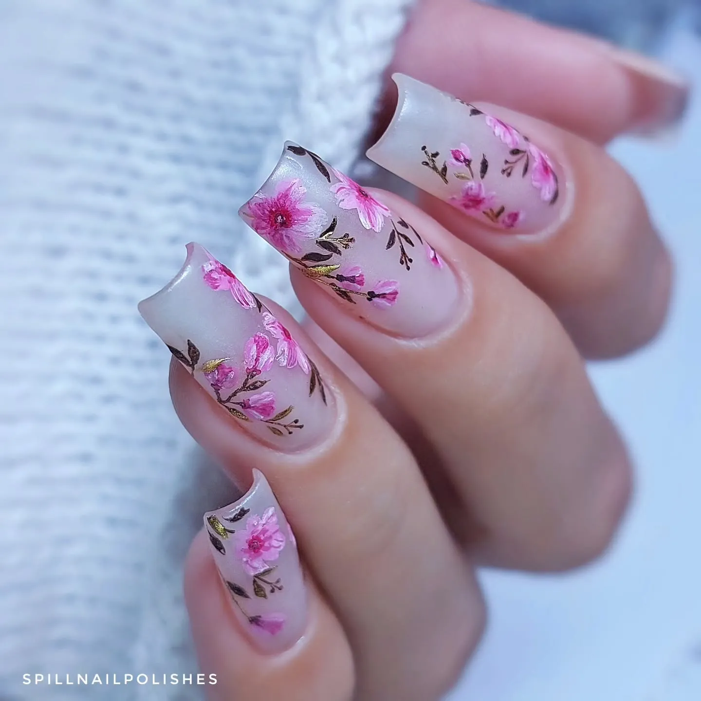 Floral Nails