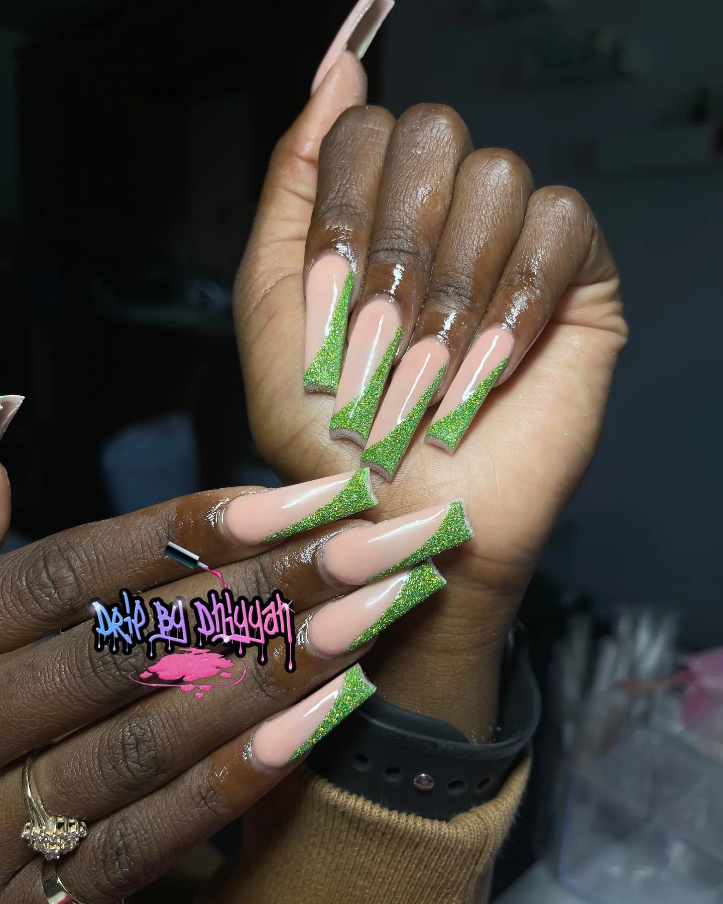 Holographic Nails