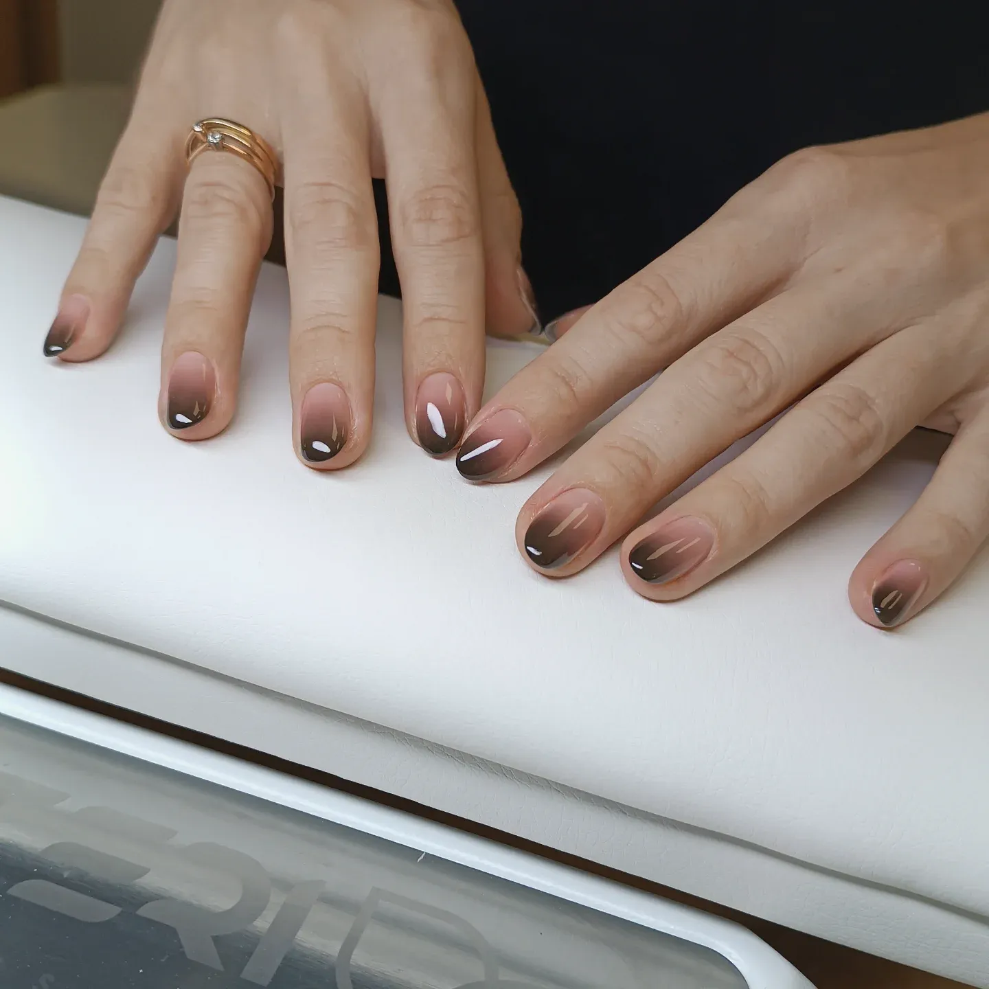 at Eye Black Ombre Nails