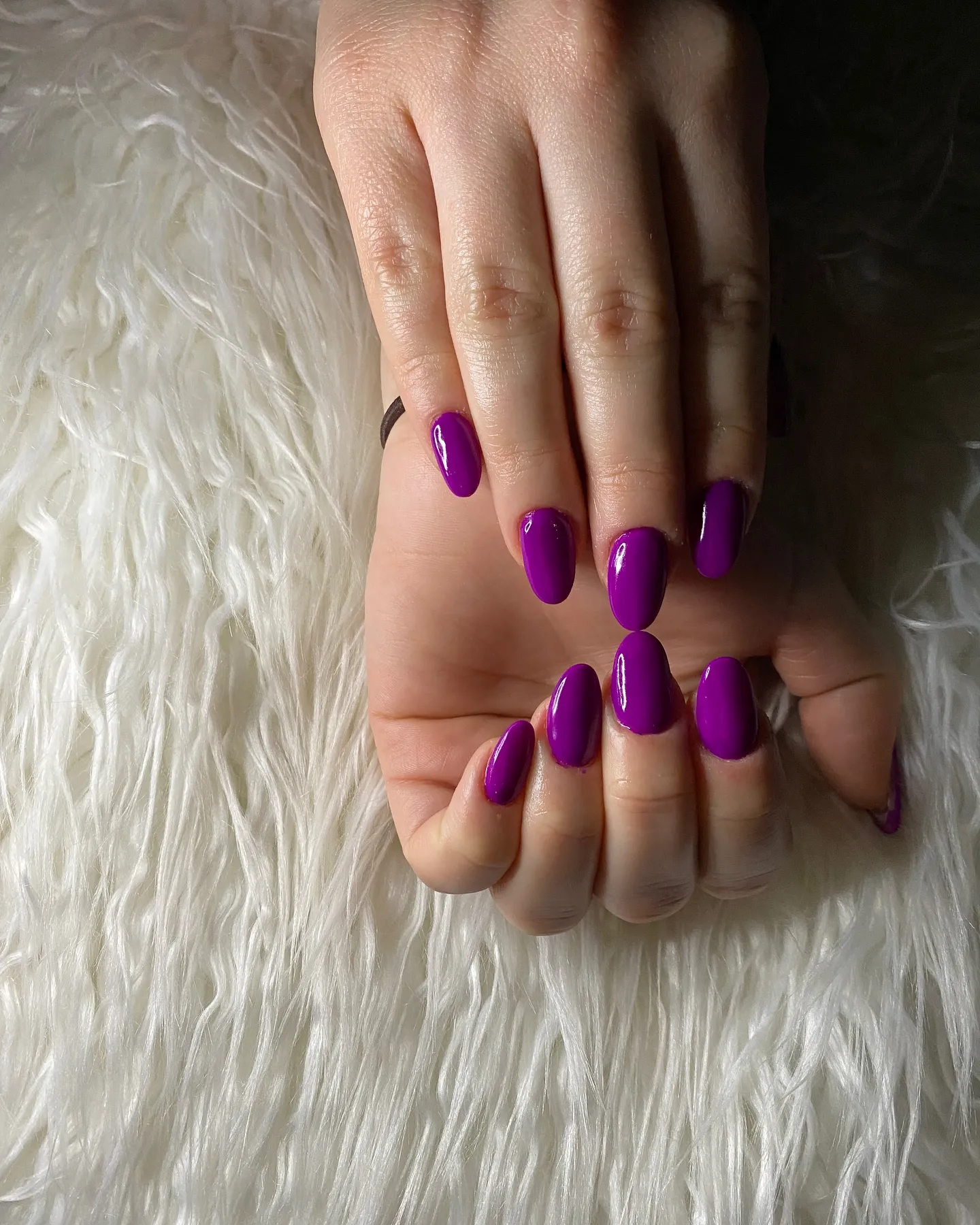 Purple Chrome Nails