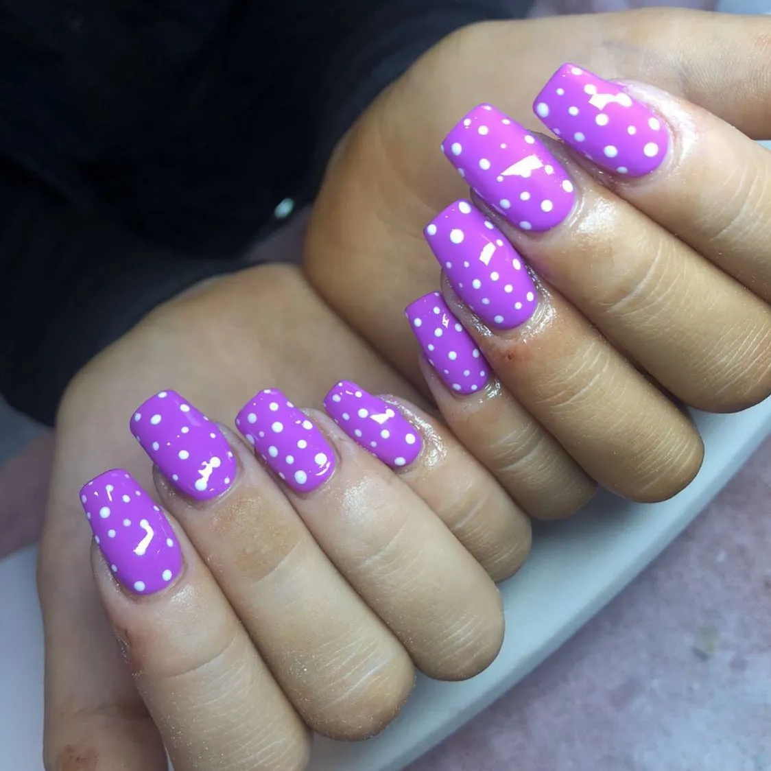 Polka Dots Nails