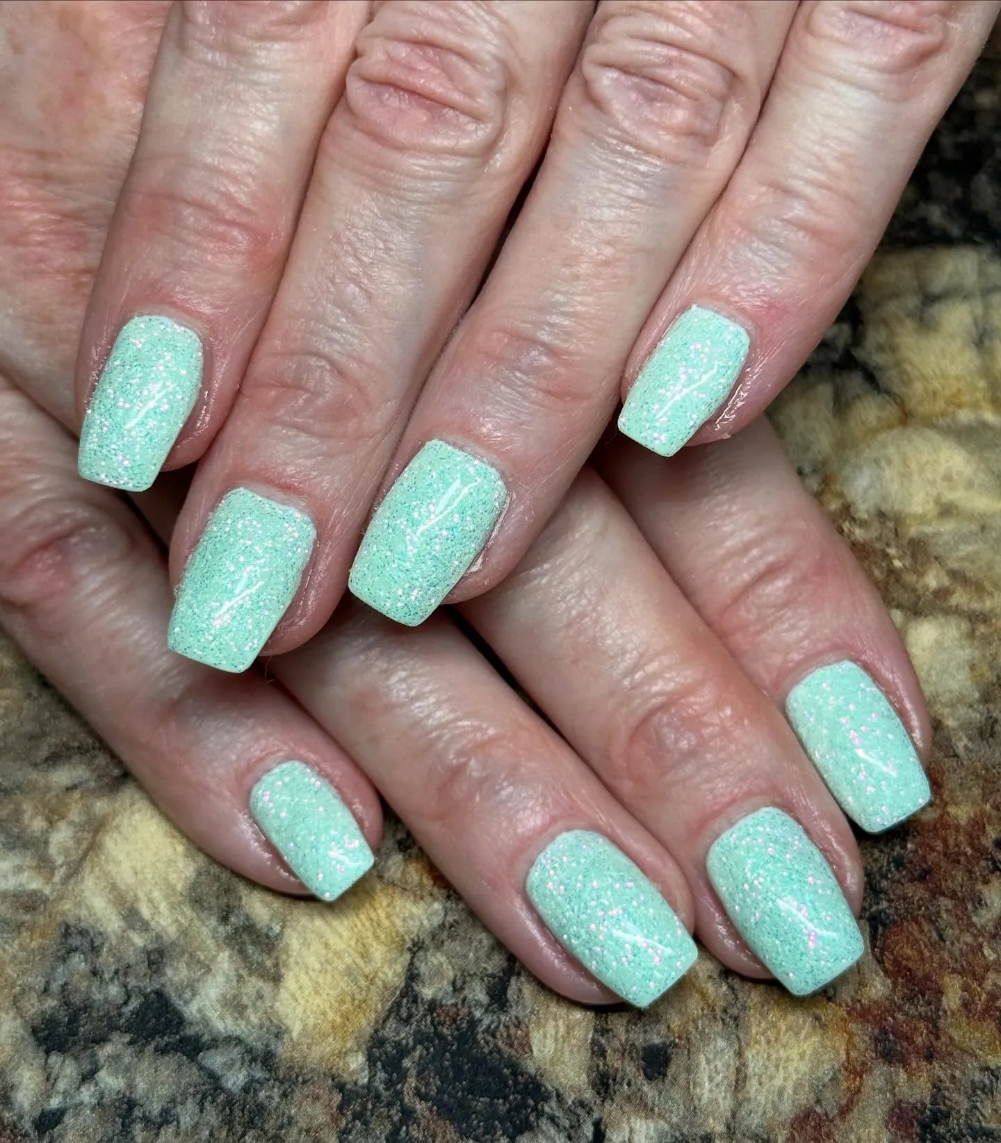Light Green Nails