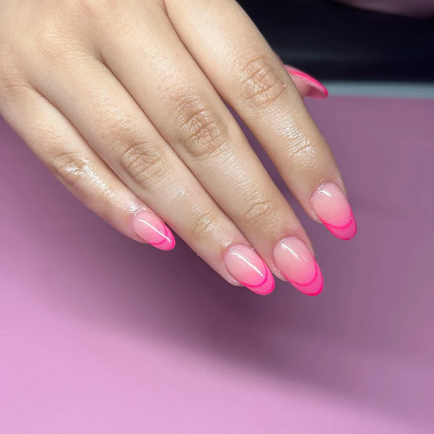 French Tip Ombre Manicure