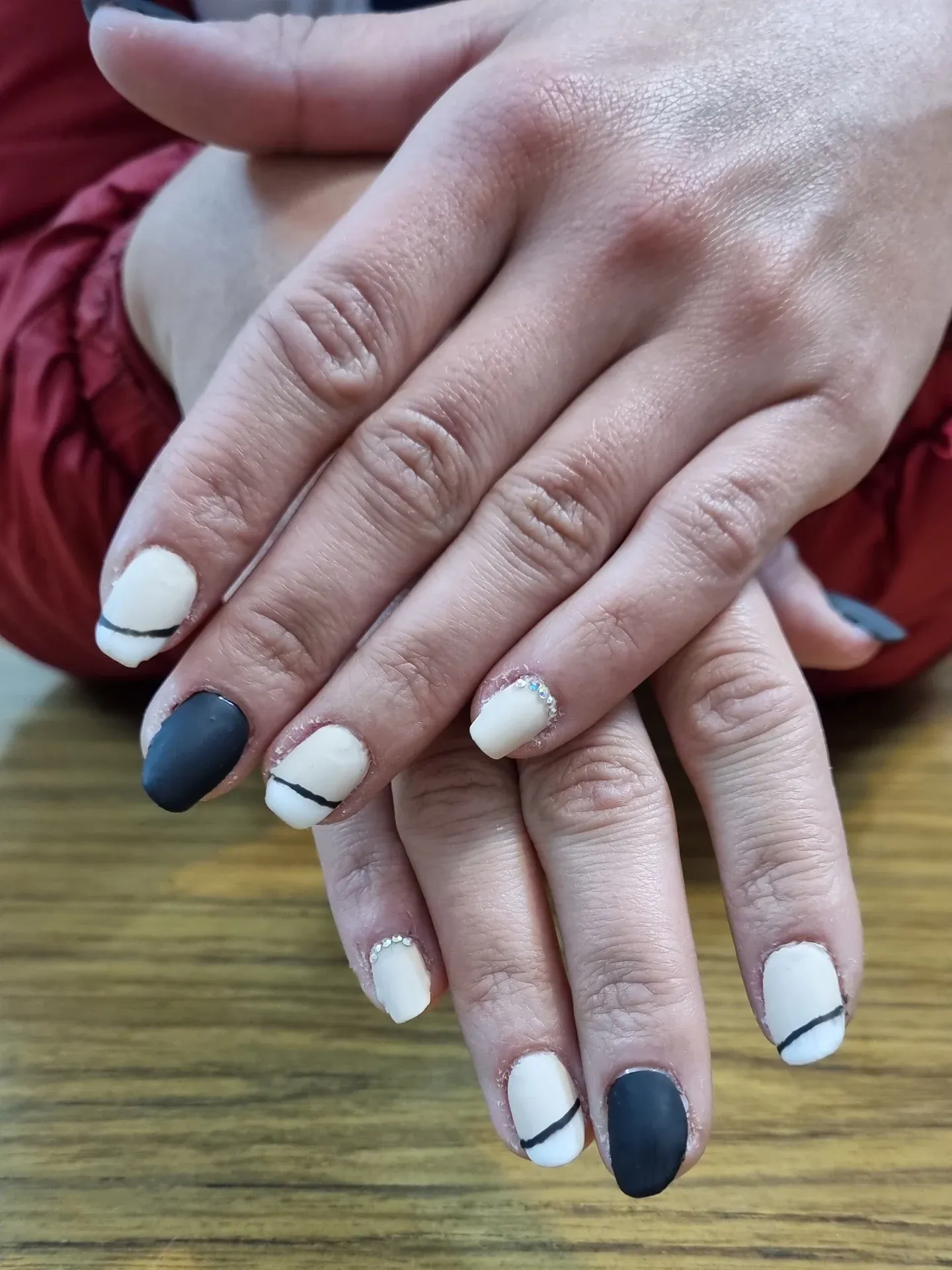 White Matte Nails