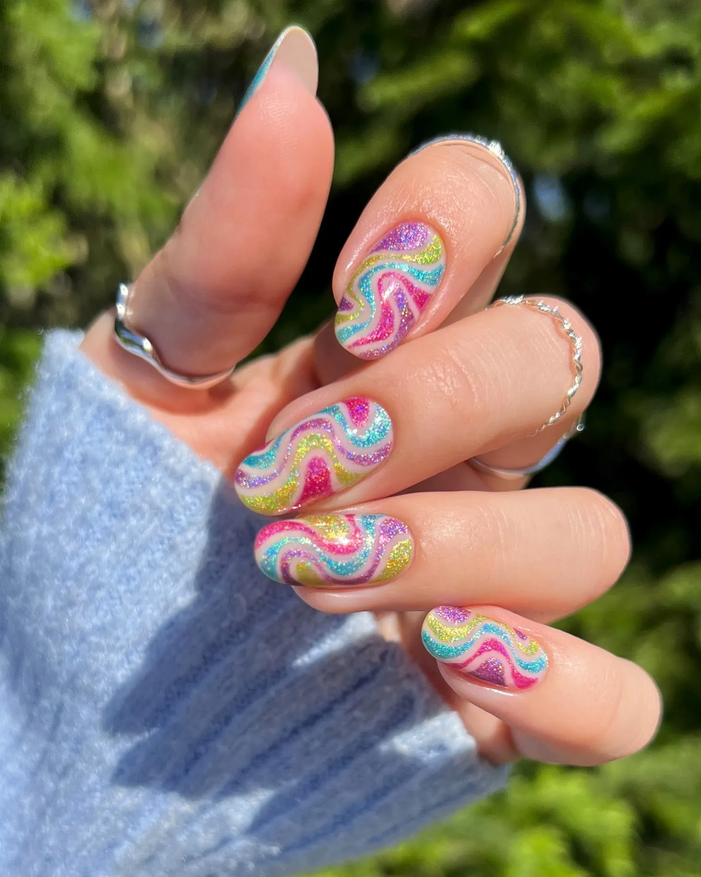 Negative Space Nails