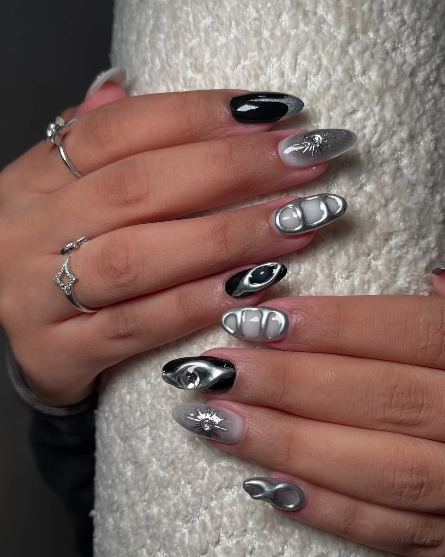 Negative Space Nails