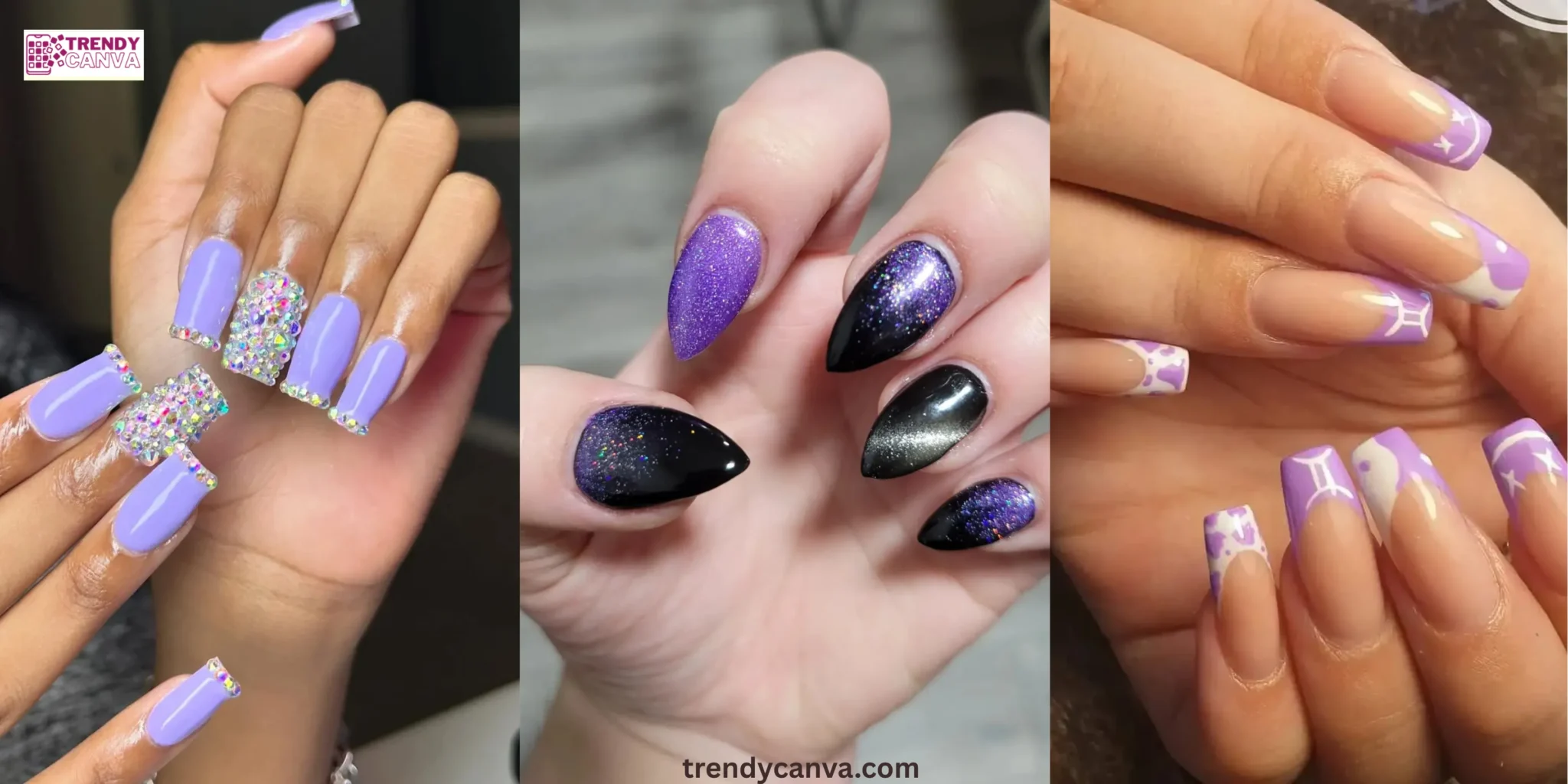 46 Unique Purple Nail Designs to Elevate Your Manicure Style