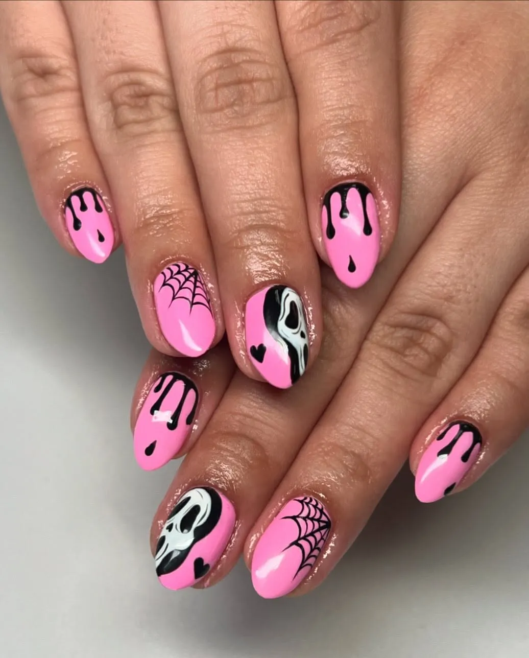 Soft Pink Scream Nails