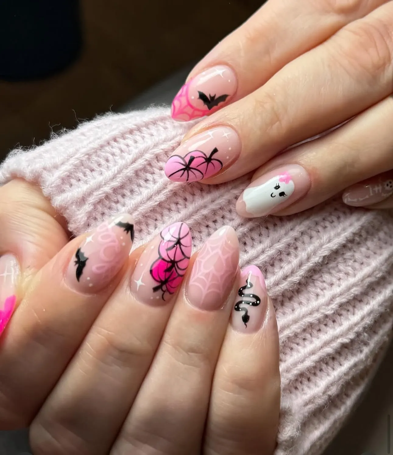 Pink Pumpkin Halloween Designs