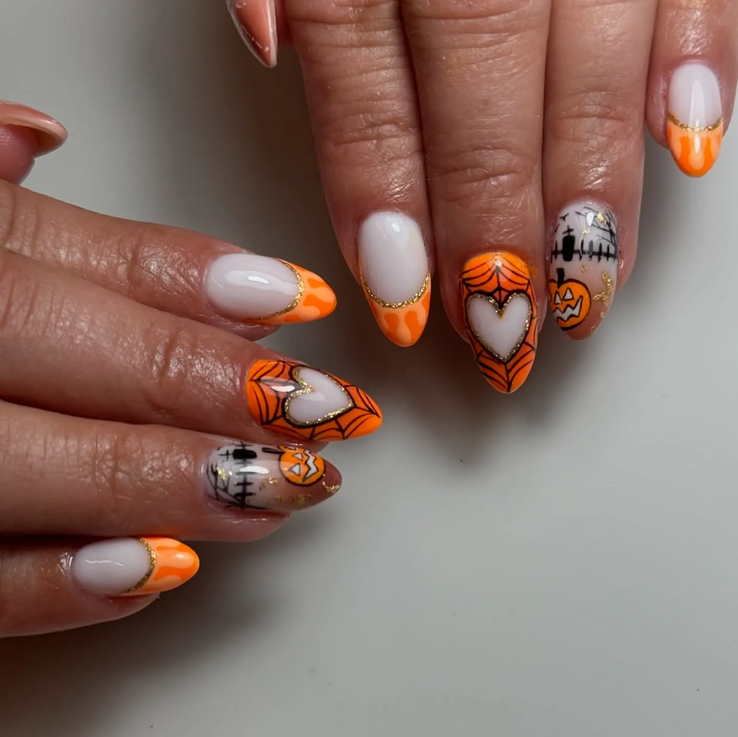 Haunted House Nail Art