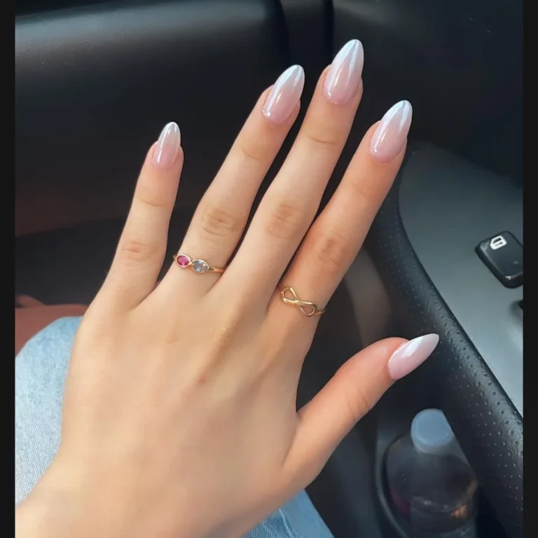 Ombre Pink Glitter Nails Ombre Pink Glitter Nails