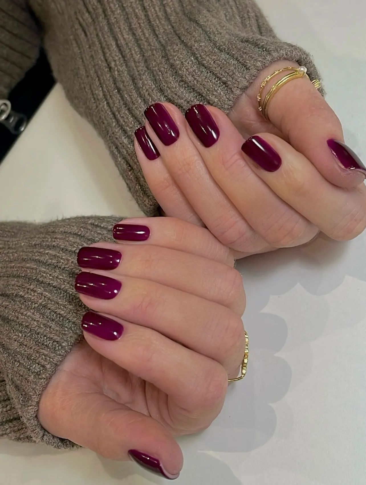 Red Smokey Nails
