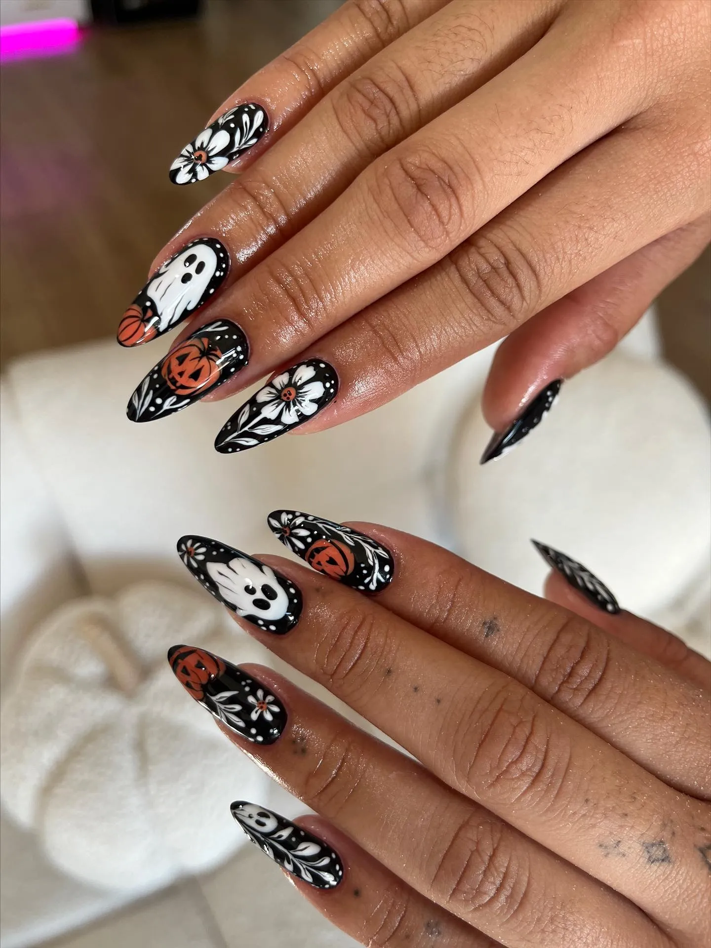 Floral Skeletons with Ghost Accents