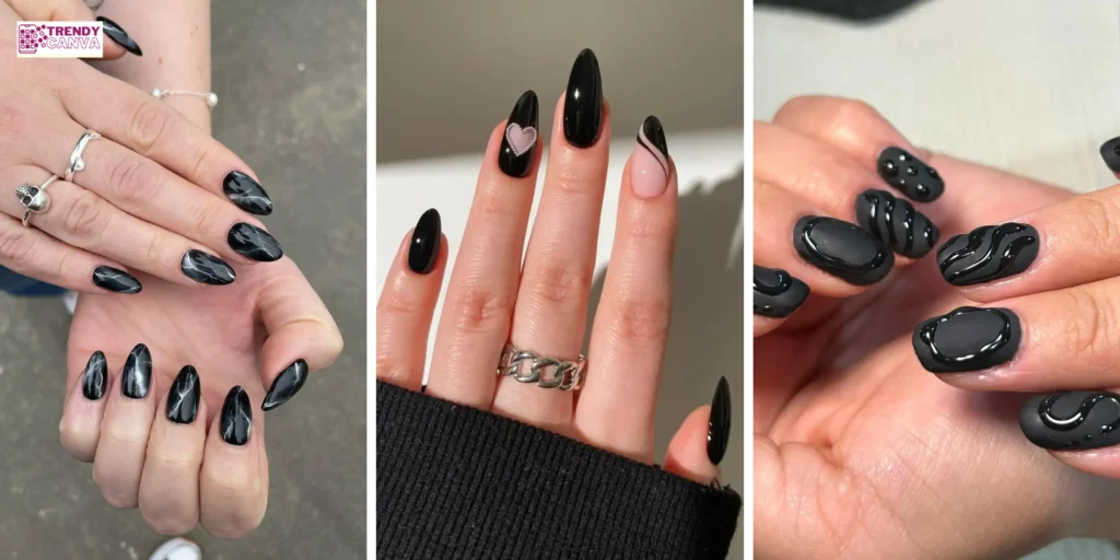 29 Stunning Black Halloween Nails That Are Trending Now