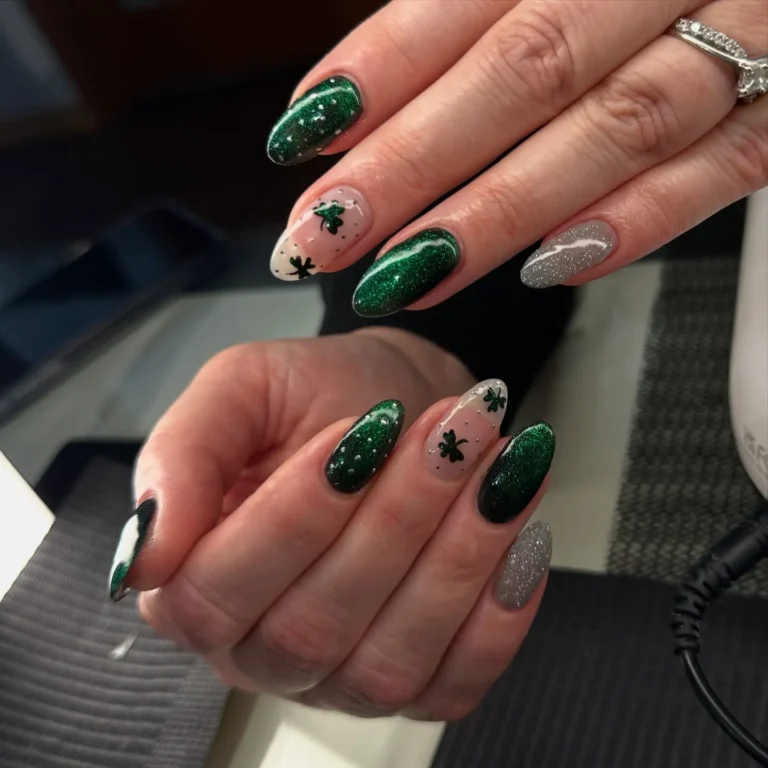 Shamrock Nail Art Ideas Shamrock Nail Art Ideas