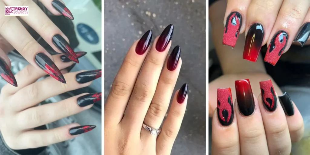 16 Best Black and Red Nail Designs for a Bold & Stylish Look