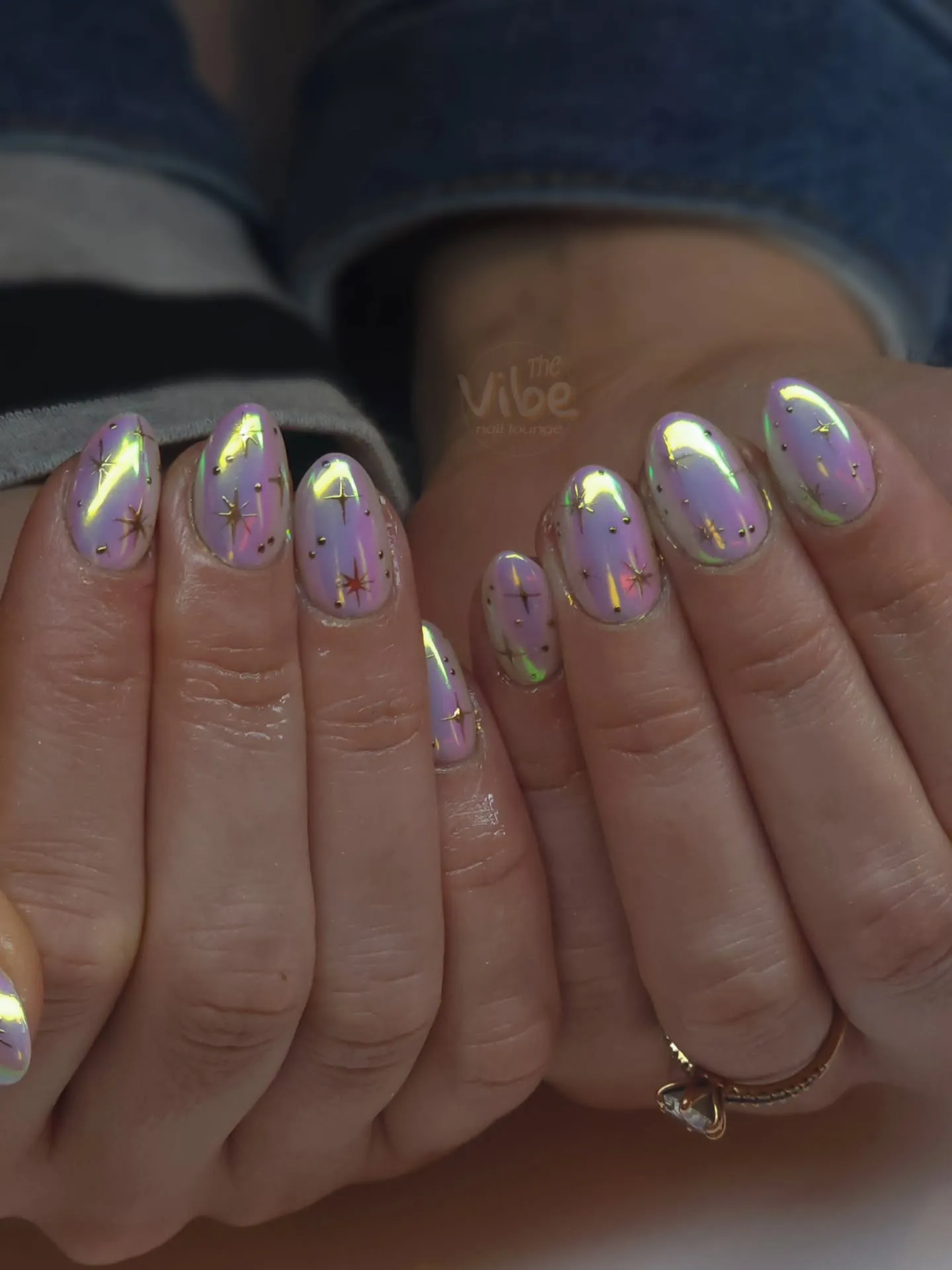 Glossy Glow  Opal Nails