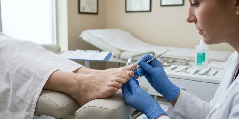 See a doctor if both fingernails and toenails are affected