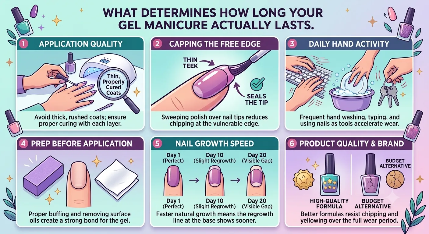 What Determines How Long Your Gel Manicure Actually Lasts