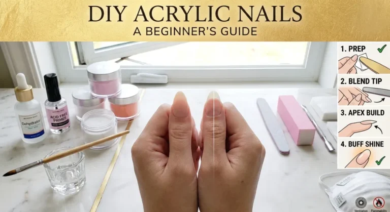 How to Do Acrylic Nails at Home (Step-by-Step)