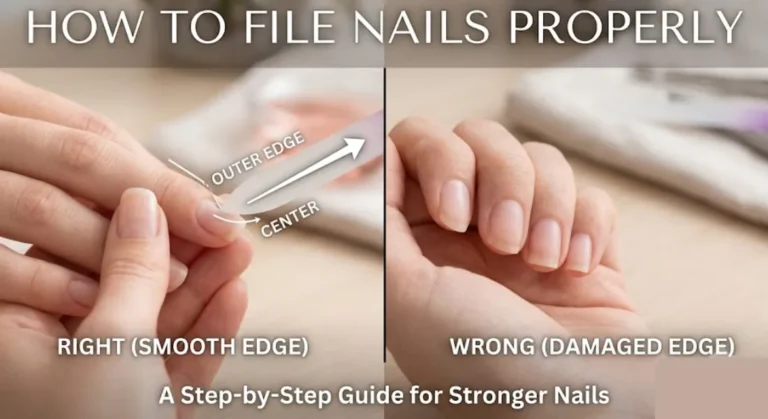 How to File Nails Properly (Without Weakening Them)